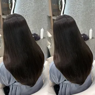 ロング ヘアアレンジ 大宮‎🩵縮毛矯正 髪質改善 佐藤 和のヘアスタイル