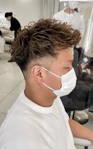 カラー パーマ メンズ メンズパーマ特化 👑店長👑間宮👑のヘアスタイル