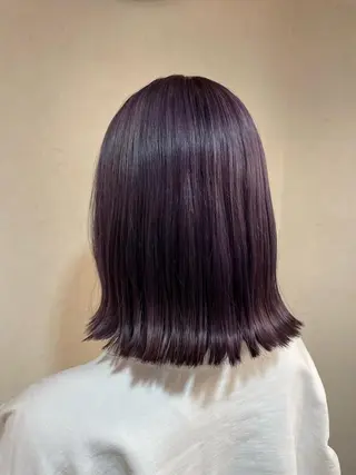 ミディアム カラー 🪼艶カラー🪼 田口彩香のヘアスタイル