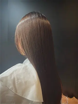 ロング カラー 🎈ブリーチなし暖色 カラー/レッド/ゆいのヘアスタイル