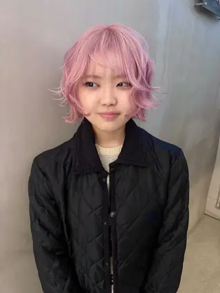 カラー hinata/ ハイトーンカラー🪽のヘアスタイル