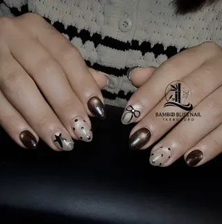 ネイル BAMBOO BLISS 研修用のネイルデザイン
