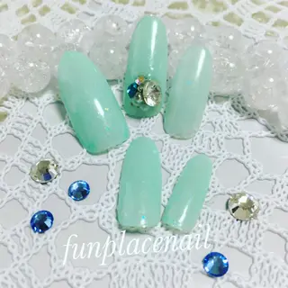 ショート ミディアム セミロング ロング カラー パーマ ヘアアレンジ メンズ キッズ ネイル まつエク nail salon＆school felice所属・フェリーチェ瑞江店 新山のネイルデザイン