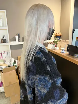 ロング カラー daiki 原宿のヘアスタイル