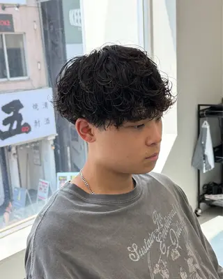パーマ メンズ シャドウパーマ/ メンズ/KENTAのヘアスタイル
