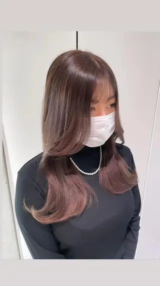 ロング 銀座／レイヤーカット 🤍内野すみれのヘアスタイル