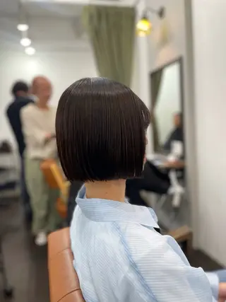 ショート 艶・暖色カラー/ メンズ/名駅/ユキハのヘアスタイル