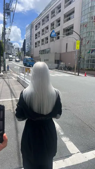 ロング カラー PELE 渋谷所属・渋谷ハイトーン/ エクステ/さきののヘアスタイル