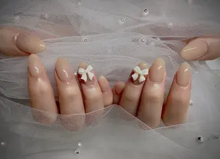 ネイル I-nailロング /ワンホン/キラキラのネイルデザイン