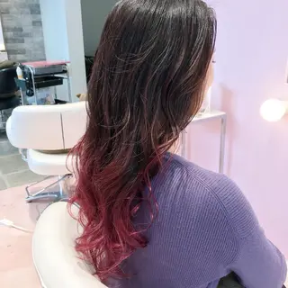 セミロング 所渉/韓国レイヤー /ウルフカットのヘアスタイル