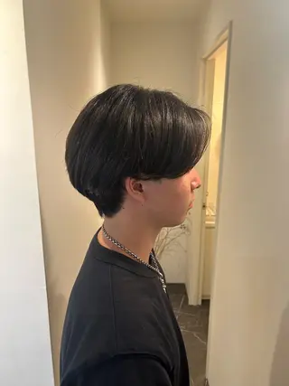 パーマ メンズ 湯浅 美葉のヘアスタイル