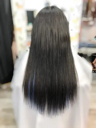 セミロング カラー 韓国ヘア🤍髪質改善 🇰🇷AKANEのヘアスタイル