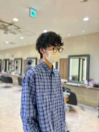 ショート パーマ メンズ 🌀perm / bob / RINAのヘアスタイル