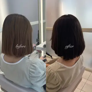 ショート 𝐑𝐞𝐨/透明感 𝐜𝐨𝐥𝐨𝐫のヘアスタイル