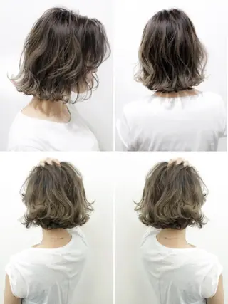 ミディアム 外国人風ヘア スペシャリスト★高沼のヘアスタイル