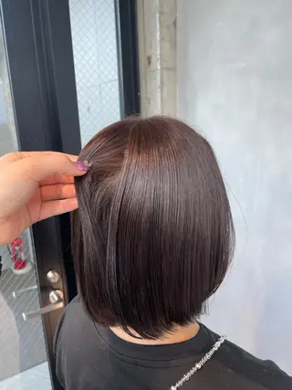 カラー 暖色/ハイトーン/ カラー/HBLのヘアスタイル