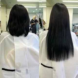 ロング MOE🐈‍⬛🎀 エクステ/ワンホンのヘアスタイル