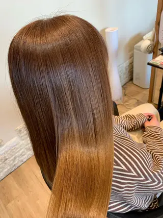 セミロング 大久保 隆蔵のヘアスタイル