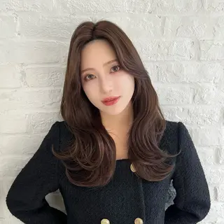ロング 映える顔まわり/前髪 特化 💗 ユキマのヘアスタイル
