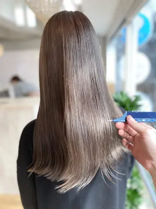 ロング カラー ヘアアレンジ 久米 治仁のヘアスタイル