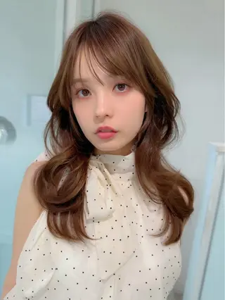 ミディアム taiga ショート /レイヤー/矯正🌈のヘアスタイル