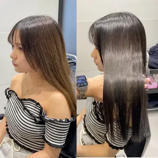 ロング 髪質改善絹髪質感TR レイヤーカット/熊澤のヘアスタイル