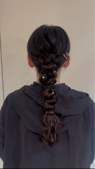 ヘアアレンジ unsarto poi所属・柳澤きょうこ/ボブ 髪質改善/ヘアセットのヘアスタイル