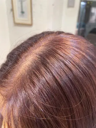 セミロング カラー Of　HAIR所属・外山 なつ美のヘアスタイル