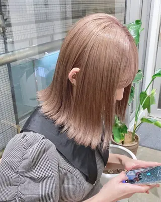 ミディアム カラー .. meiのヘアスタイル