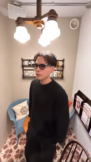 カラー メンズ Masaki ブリーチカラーのヘアスタイル