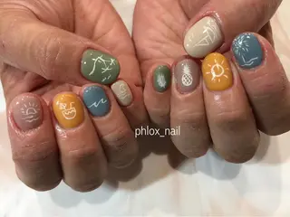 ネイル s/w ＿shokoのネイルデザイン