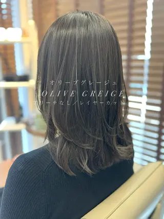 ミディアム カラー SALOWIN 仙台 Suite店所属・髪質改善＊大人女性 向けサロン｜RINAのヘアスタイル