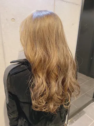 ロング カラー ブリーチ縮毛矯正/ デサキ ショウヘイのヘアスタイル