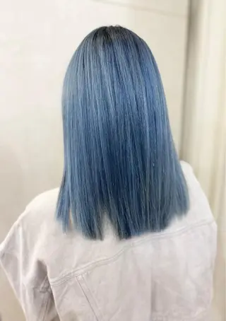 セミロング カラー SYUYA/パーマ/ マッシュスタイル特化のヘアスタイル