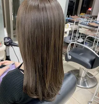 セミロング パーマ 韓国ハッシュカット/ 新宿/髪質改善/岡崎のヘアスタイル