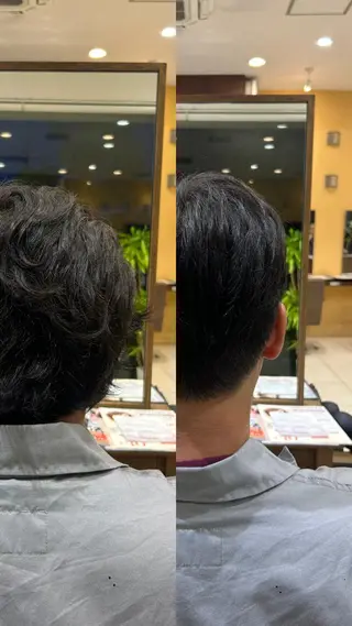 メンズ Sae/透明感カラー /クロスパーマのヘアスタイル