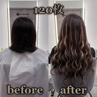 ロング Yu シールエクステのヘアスタイル