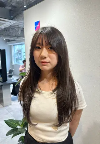 ロング sau.所属・kano🌈 ボブ/レイヤーのヘアスタイル