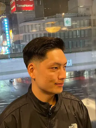 ショート ヘアアレンジ メンズ barber shopのヘアスタイル