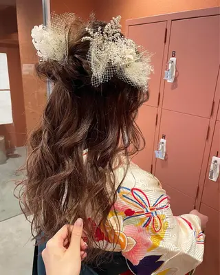 ロング ヘアアレンジ 佐藤 永夏のヘアスタイル