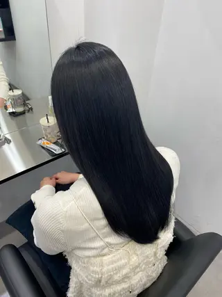 ロング 艶髪/縮毛矯正/ Core mikuaのヘアスタイル