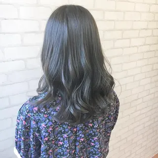 セミロング カラー ヘアアレンジ ✨艶髪✨透明感✨ 山内大樹のヘアスタイル