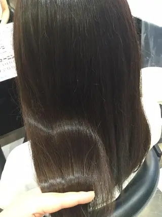 セミロング ブリーチ/ヘアケア/ 艶髪/イギチハルのヘアスタイル