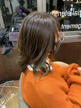 ミディアム カラー 中野  淳のヘアスタイル