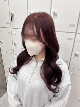 ロング カラー パーマ ヘアアレンジ メンズ キッズ ♥️韓国ヘア レイヤー♥️ゆりのヘアスタイル