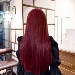 ロング カラー 縮毛矯正/🍒ྀི ナカヤマミオ🍒ྀིのヘアスタイル
