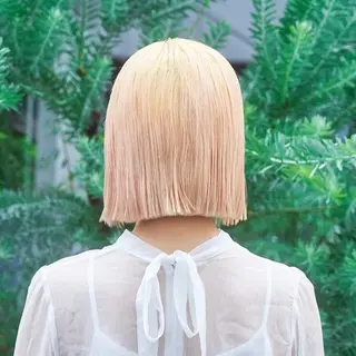 ミディアム カラー 🪽はづき🫧 透明感カラー🪽のヘアスタイル