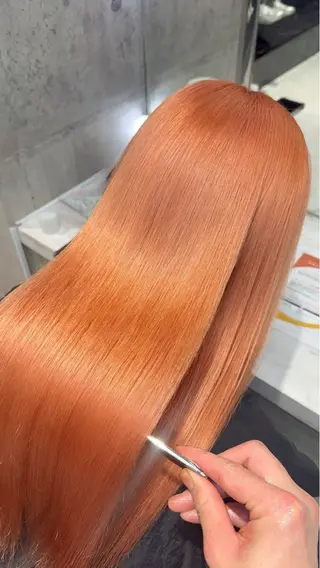 ロング カラー 【縮毛矯正ブリーチ】 MANATO🐦‍⬛のヘアスタイル