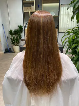 ロング 大久保 優香のヘアスタイル