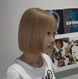 カラー 姫夏 /ハイトーン艶髪🎀のヘアスタイル